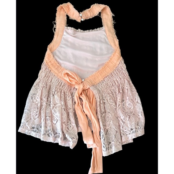 POL Lace Apron Halter Top NWOT - Picture 4 of 5